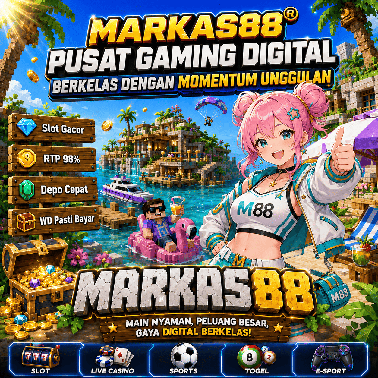 MARKAS88® : Pusat Gaming Digital Berkelas dengan Momentum Unggulan